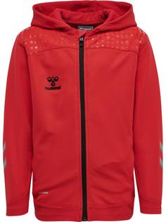 hummel hmlLEAD ZIP POLY HOODIE KIDS Hoodie Kinder TRUE RED