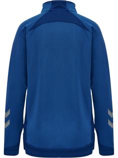 Rückansicht von hummel hmlLEAD WOMAN HALF ZIP Funktionssweatshirt Damen TRUE BLUE
