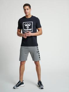 Rückansicht von hummel hmlRAY 2.0 SHORTS Shorts Herren DARK GREY MELANGE