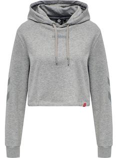 hummel hmlLEGACY WOMAN CROPPED HOODIE Hoodie Damen GREY MELANGE