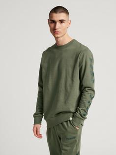 Rückansicht von hummel hmlLEGACY CHEVRON SWEATSHIRT Funktionssweatshirt BEETLE