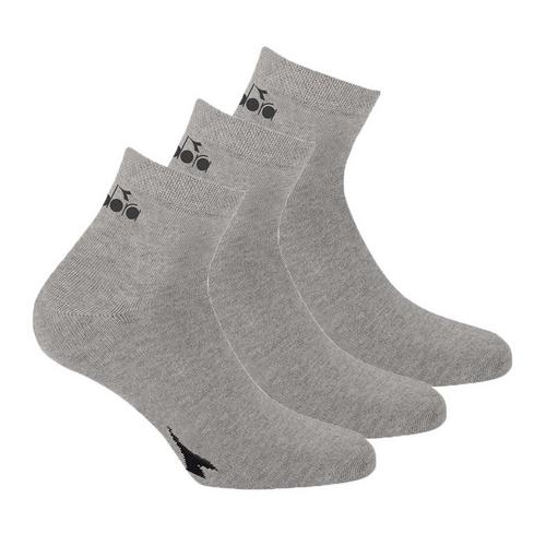 Rückansicht von Diadora Socken Freizeitsocken Grau
