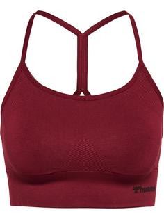 hummel hmlTIFFY SEAMLESS SPORTS TOP Funktionstop Damen CABERNET