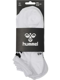 Rückansicht von hummel hmlCHEVRON 6-PACK ANKLE SOCKS Freizeitsocken WHITE