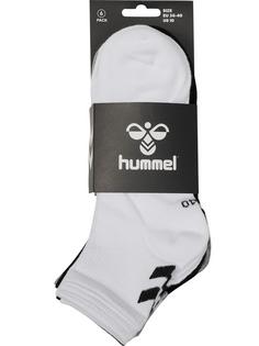 Rückansicht von hummel hmlCHEVRON 6-PACK MID CUT SOCKS Freizeitsocken WHITE/BLACK/GREY