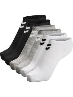 hummel hmlCHEVRON 6-PACK ANKLE SOCKS Freizeitsocken WHITE/BLACK/GREY