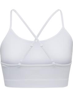 Rückansicht von hummel hmlJUNO SEAMLESS BRA Sport-BH Damen ASH ROSE