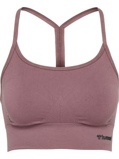 hummel hmlTIFFY SEAMLESS SPORTS TOP Funktionstop Damen ROSE TAUPE