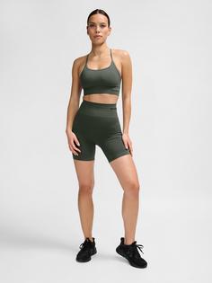 Rückansicht von hummel hmlTIFFY SEAMLESS SPORTS TOP Funktionstop Damen CLIMBING IVY