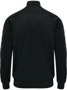 Rückansicht von hummel hmlLEGACY POLY ZIP JACKET Sweatshirt Herren BLACK