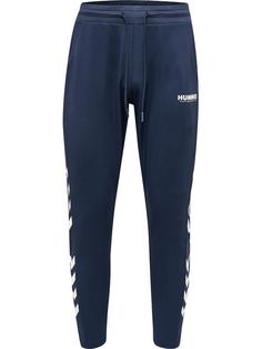 hummel hmlLEGACY POLY TAPERED PANTS Hose Herren BLUE NIGHTS/WHITE