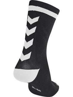 Rückansicht von hummel ELITE INDOOR SOCK LOW Sportsocken BLACK/WHITE