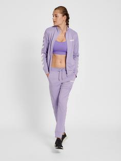 Rückansicht von hummel hmlLEGACY POLY WOMAN REGULAR PANTS Trainingshose Damen HEIRLOOM LILAC