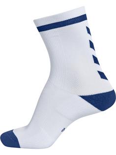 hummel ELITE INDOOR SOCK LOW Sportsocken WHITE/TRUE BLUE