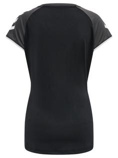 Rückansicht von hummel hmlCORE VOLLEY STRETCH TEE WO Funktionsshirt Damen BLACK