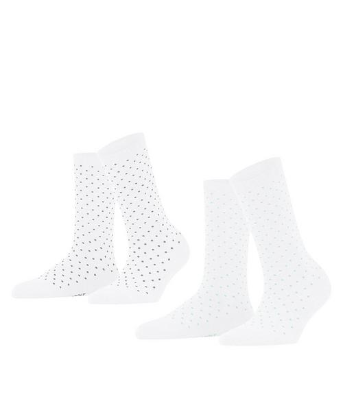ESPRIT Fine Dot  2-Pack Socken Damen