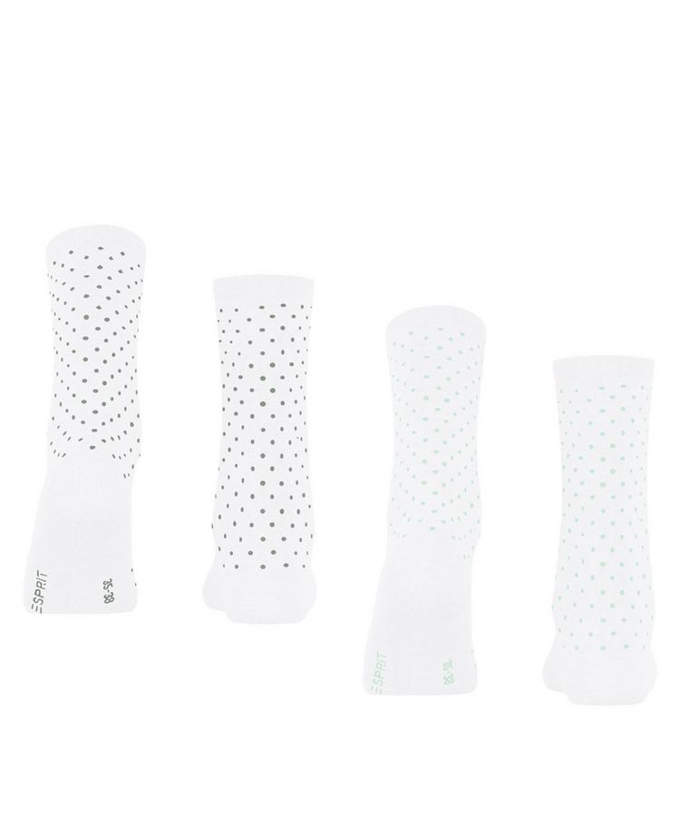 ESPRIT ESPRIT Fine Dot  2-Pack Socken Damen - raw white (2100) - 0 | SportScheck