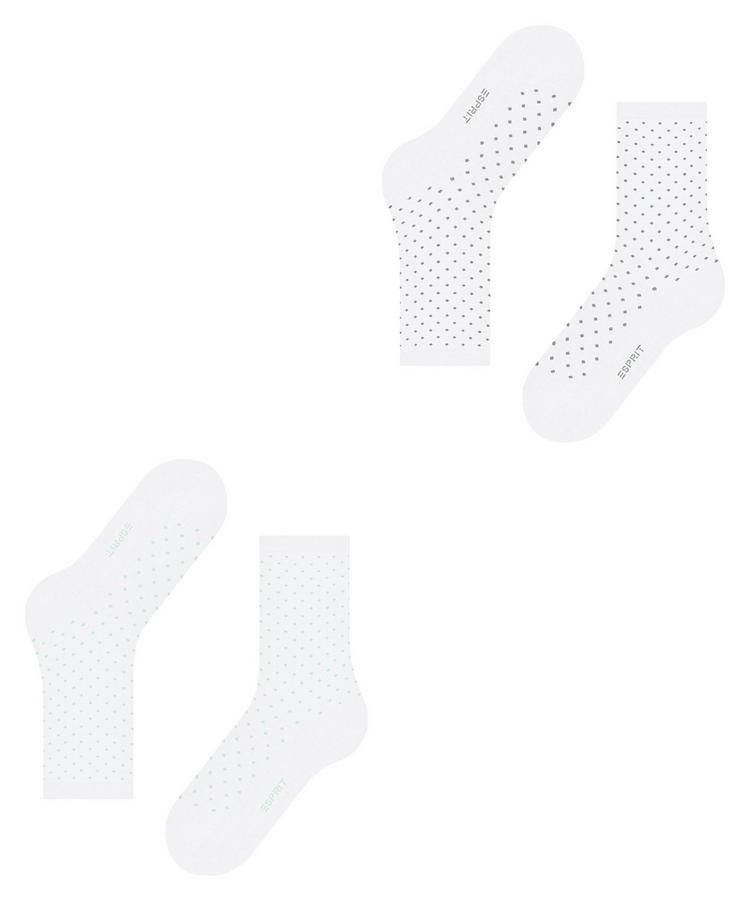 ESPRIT ESPRIT Fine Dot  2-Pack Socken Damen - raw white (2100) - 2 | SportScheck