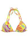 S.OLIVER Triangel-Bikini-Top Bikini Oberteil Damen - gelb-bedruckt