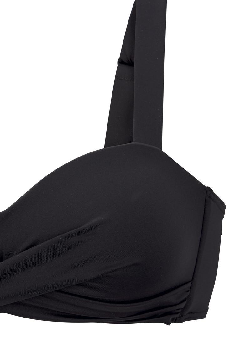 Lascana Lascana Bandeau-Bikini-Top Bikini Oberteil Damen - schwarz - 0 | SportScheck