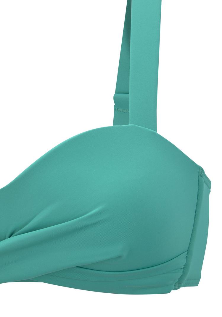 Lascana Lascana Bandeau-Bikini-Top Bikini Oberteil Damen - t&uuml;rkis - 2 | SportScheck