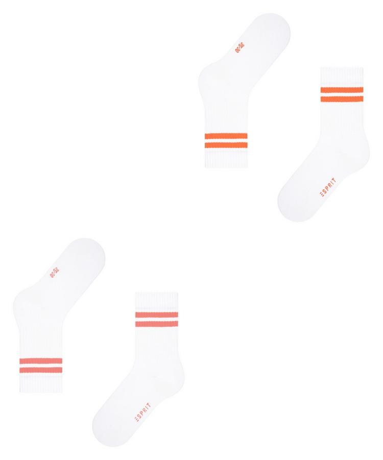 ESPRIT ESPRIT Tennis Stripe SO  2-Pack Socken Damen - woolwhite (2060) - 2 | SportScheck