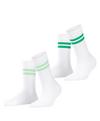 ESPRIT Tennis Stripe SO  2-Pack Socken Damen - schnee (2070)