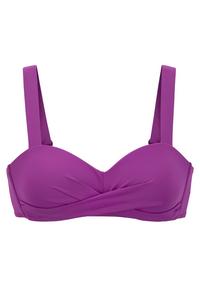 Lascana Bandeau-Bikini-Top Bikini Oberteil Damen - beere