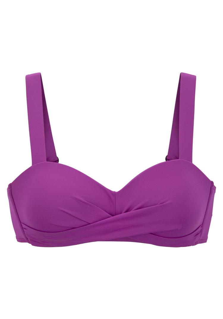 Lascana Lascana Bandeau-Bikini-Top Bikini Oberteil Damen - beere - 0 | SportScheck