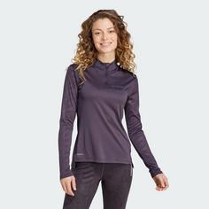 Rückansicht von adidas TERREX Multi Half-Zip Longsleeve Langarmshirt Damen Aurora Black