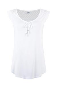 Buffalo Strandshirt T-Shirt Damen - wei&szlig;