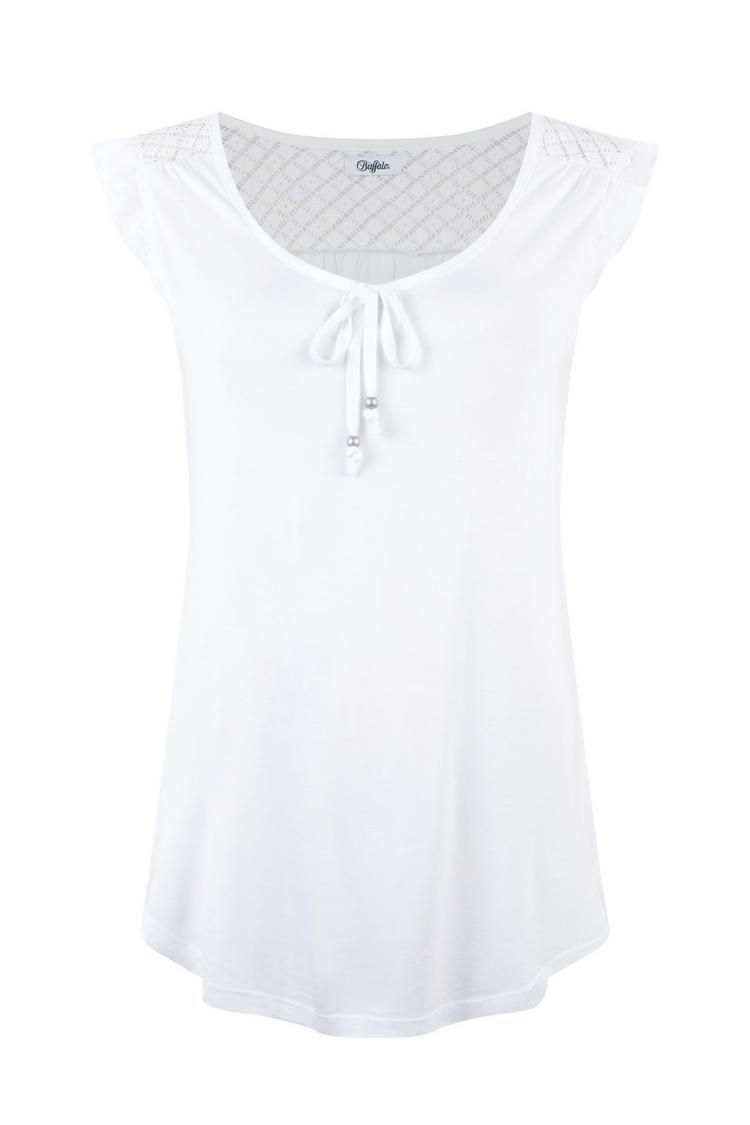 Buffalo Buffalo Strandshirt T-Shirt Damen - wei&szlig; - 0 | SportScheck