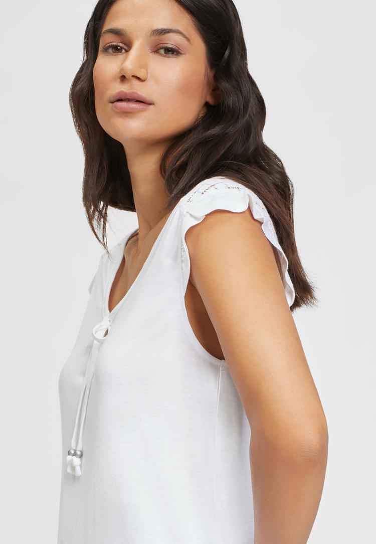 Buffalo Buffalo Strandshirt T-Shirt Damen - wei&szlig; - 0 | SportScheck