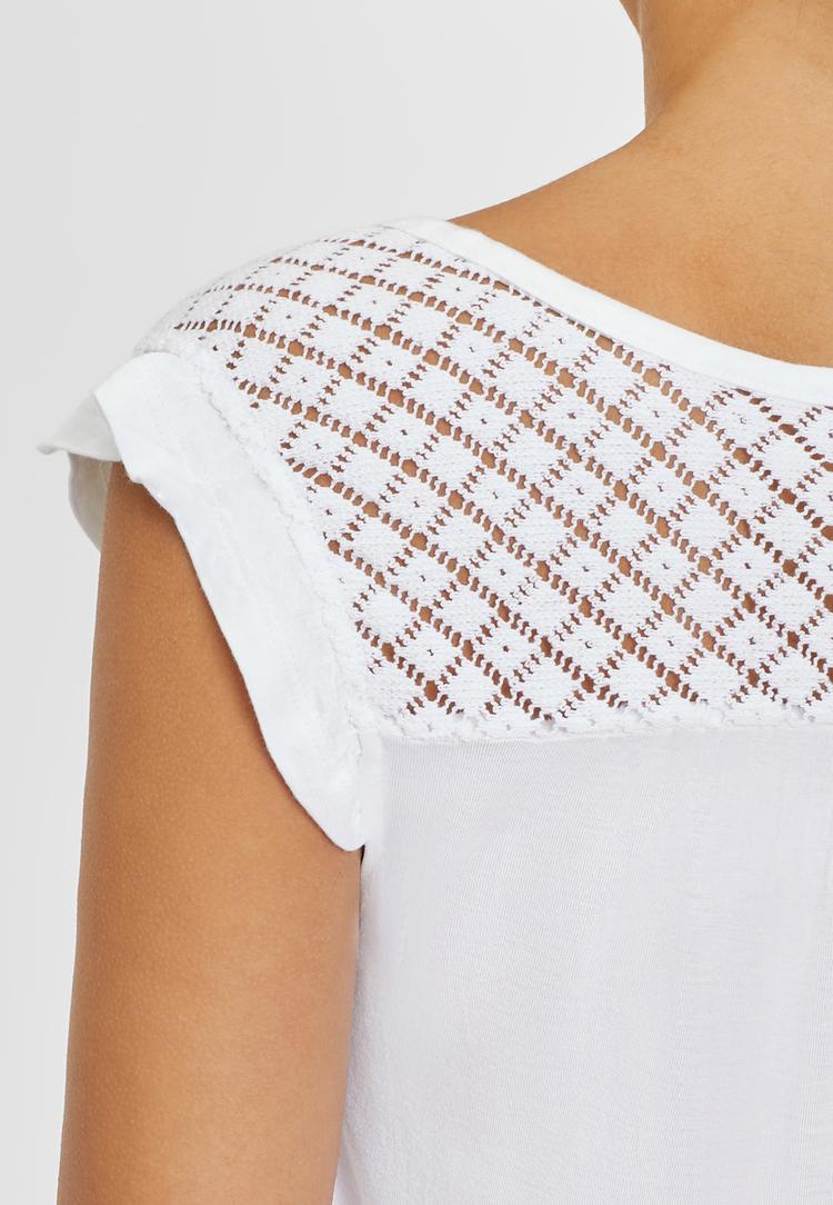 Buffalo Buffalo Strandshirt T-Shirt Damen - wei&szlig; - 1 | SportScheck