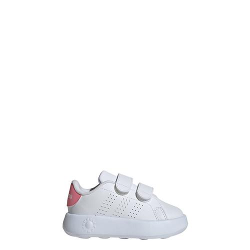 Rückansicht von adidas Advantage Kids Schuh Sneaker Kinder Cloud White / Bliss Pink / Core Black