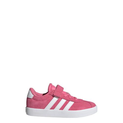 Rückansicht von adidas VL Court 3.0 Schuh Sneaker Kinder Pink Fusion / Cloud White / Grey Four