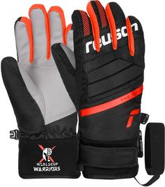 Reusch Warrior R-TEX® XT Junior Skihandschuhe Kinder 7810 black/white/fluo red