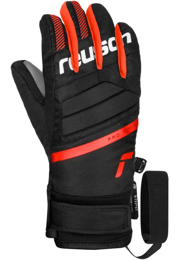 Reusch Reusch Warrior R-TEX&reg; XT Junior Handschuh Kinder - 7810 black/white/fluo red - 0 | SportScheck