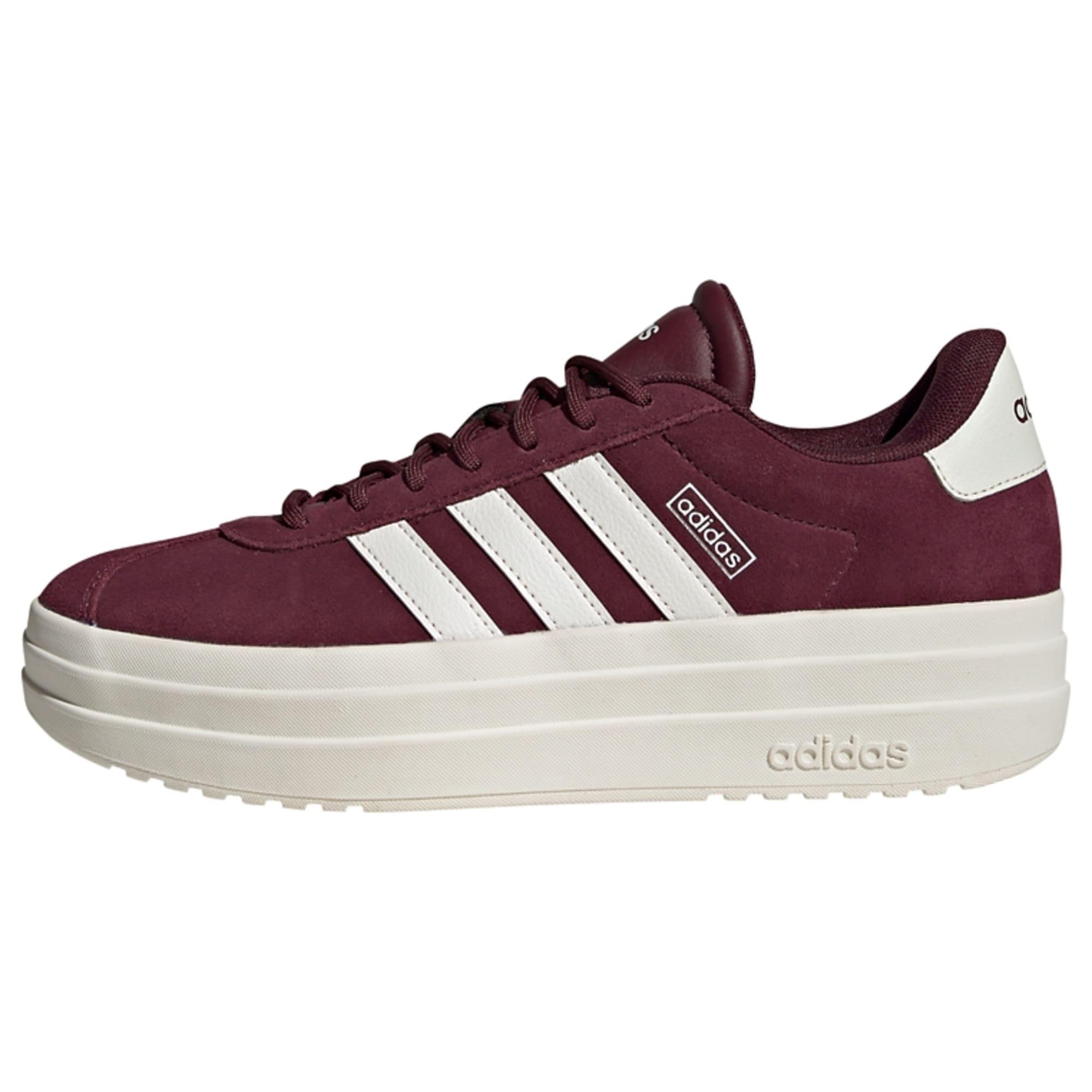 Adidas VL Court Bold Schuh Sneaker Damen Maroon Core White Off White im Online Shop von SportScheck kaufen