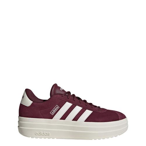 Rückansicht von adidas VL Court Bold Schuh Sneaker Damen Maroon / Core White / Off White