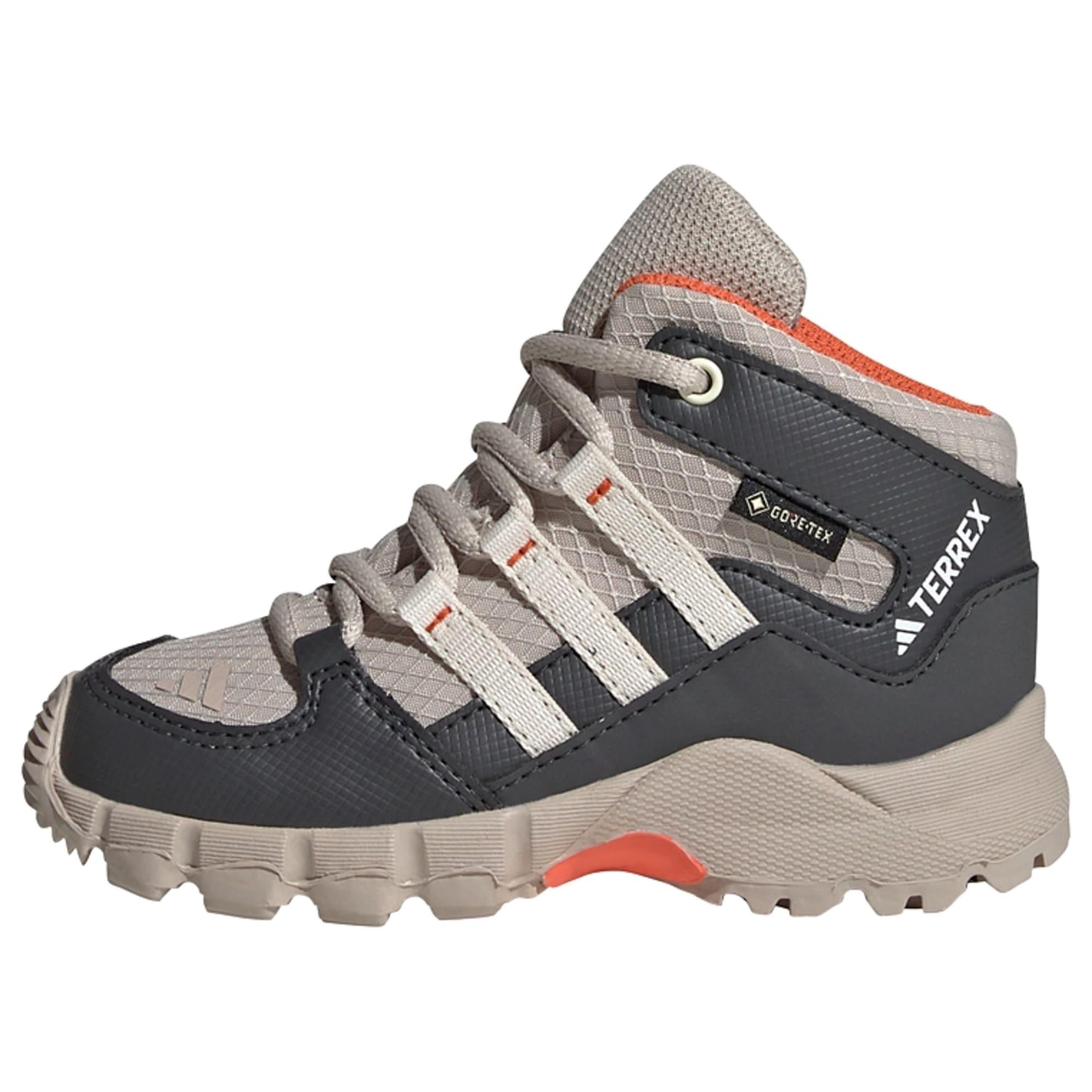 Adidas TERREX Mid GORE TEX Wanderschuh Winterschuhe Kinder Wonder Beige Wonder White Semi Impact Orange im Online Shop von SportScheck kaufen