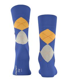 Rückansicht von Burlington Socken Freizeitsocken Herren smoky blue (6045)
