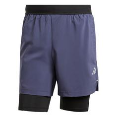 adidas Gym+ Training 2-in-1 Shorts Funktionsshorts Herren Shadow Navy