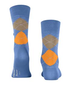 Rückansicht von Burlington Socken Freizeitsocken Herren river blue (6551)