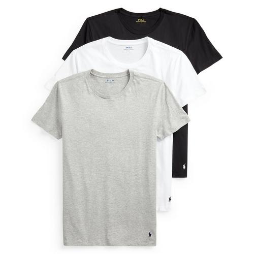 Rückansicht von Polo Ralph Lauren T-Shirt T-Shirt Herren Weiß/Grau/Schwarz/Weiß