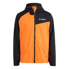 adidas Terrex Multi 2L RAIN.RDY Regenjacke Outdoorjacke Herren Semi Impact Orange / Black