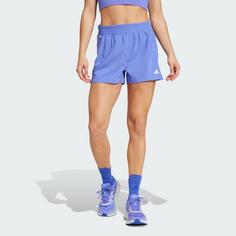 Rückansicht von adidas Own the Run Shorts Funktionsshorts Damen Semi Cobalt Blue