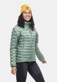 Rückansicht von Bergans of Norway Magma Light Daunenjacke Damen Dark Jade Green