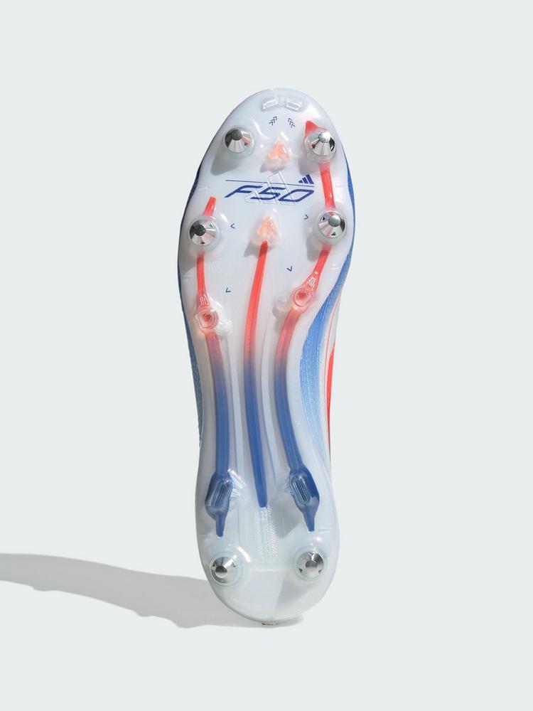 adidas adidas F50 Elite SG Fu&szlig;ballschuh Fu&szlig;ballschuhe - Cloud White / Solar Red / Lucid Blue - 1 | SportScheck
