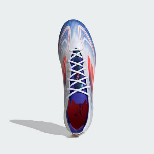 Rückansicht von adidas F50 Elite AG Fußballschuh Fußballschuhe Cloud White / Solar Red / Lucid Blue